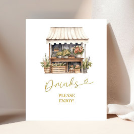 Hon är av märket för drinks Party Poster
