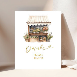 Hon är av märket för drinks Party Poster