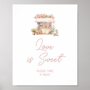 Hon är borta från Möhippan Kärlek är Sweet Poster