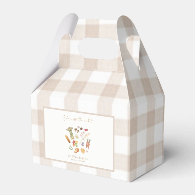 Hon är bortlovad bröllopsfest med blommor presentaskar (Framsidan Sidan)