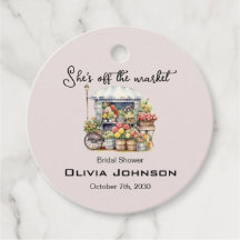 Hon är bortskämd Rosa blomsterbröllopsdusch