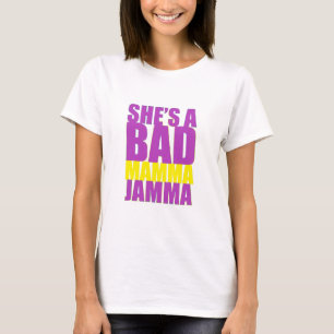 Hon är en Bad mamma Jamma Retro T Shirt