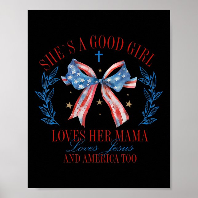Hon är en Bra flicka Kärlek... hennes Mamma.. Poster (Framsidan)