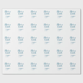 Hon är en fångst möhippa namnet blå datum  presentpapper