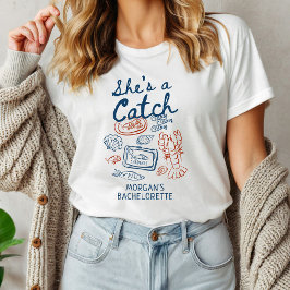 Hon är en fångst Sjöfarts kustnära ungmöer T Shirt