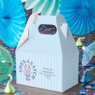 Hon Är En Fångst Sommar Kust Bröllopsfest för Ogif Presentaskar