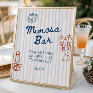 Hon är en hämtningsbar Mimosa Pub Poster