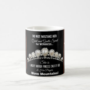 Hon är en väldig krigaremugg kaffemugg