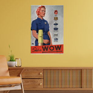 Hon är en WOW Poster