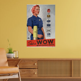 Hon är en WOW Poster