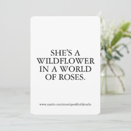 Hon är ett jodrokort, inspirationell Anpassningsba Julkort