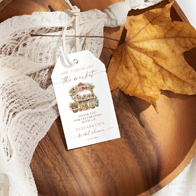 Hon är färsk från marknadsfallande Möhippa Presentetikett (Skapare uppladdad)