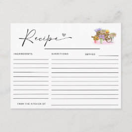 HON ÄR FÄRSK FRÅN MARKNADSFÖRINGEN AV BLOMMIGT TILLÄGGSKORT