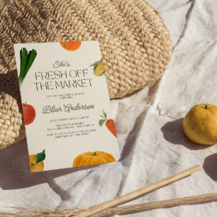 Hon är färsk från Möhippan Inbjudningar