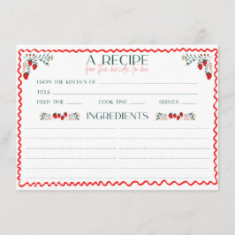 Hon är färsk från Möhippan Recipe på marknaden Tilläggskort