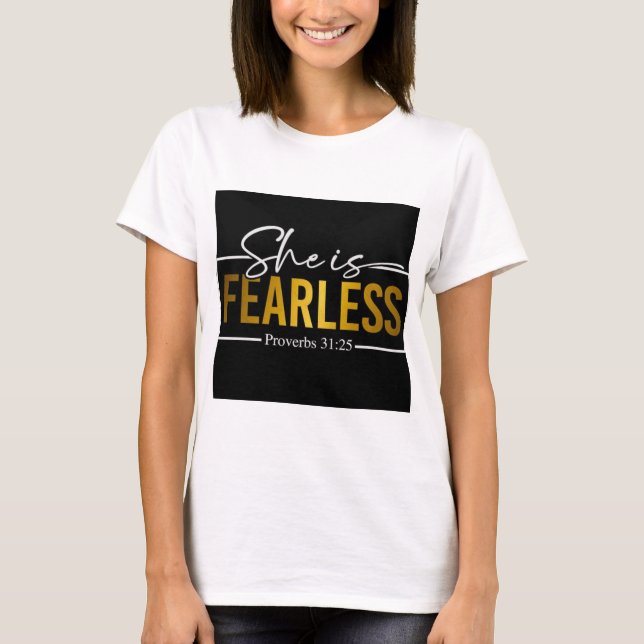 Hon är Fearless Shirt T (Framsida)