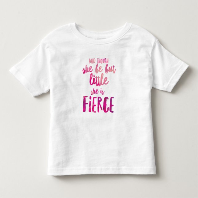 Hon är Fierce Småbarn Bra Jersey T-Shirt (Framsida)