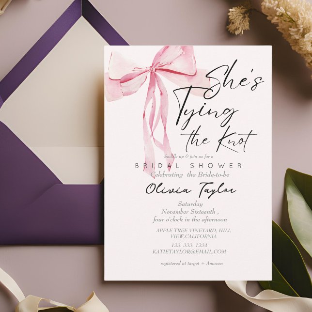 Hon är Gifter sig Möhippa Inbjudningar (Skapare uppladdad)