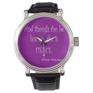 Hon är henne är lite det våldsamma Shakespeare Armbandsur