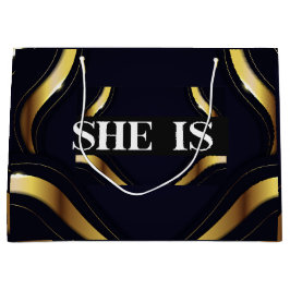 HON ÄR HENNES EGE CHEF Luxuy Gift-Bag