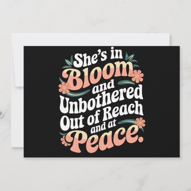 Hon är i blodet och är fri från rand och inbjudningar (Framsida)