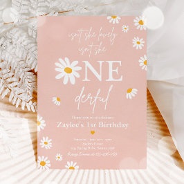 Hon är inte en underbar Boho Birthday. Inbjudningar