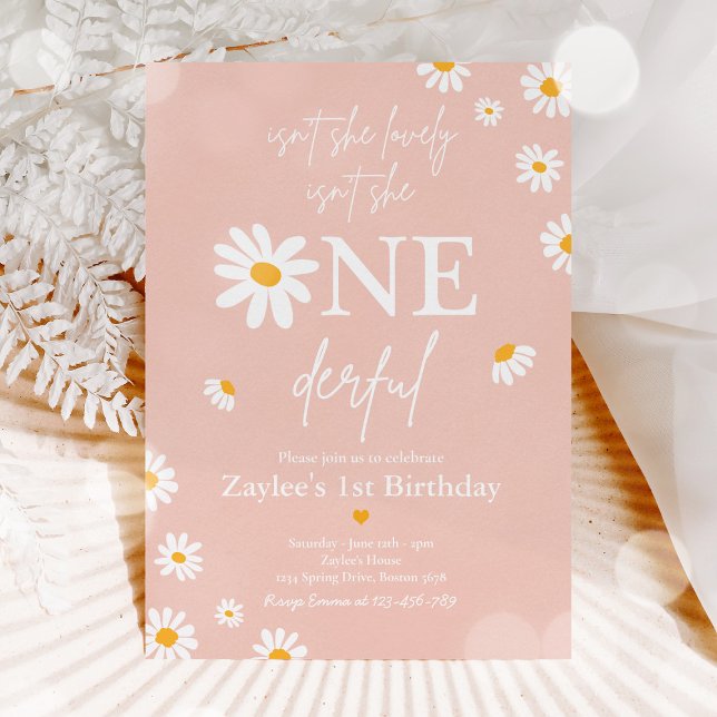 Hon är inte en underbar Boho Birthday. Inbjudningar (Skapare uppladdad)
