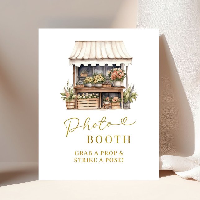 Hon är inte på marknaden PhotoBooth Festskylt Poster (Skapare uppladdad)