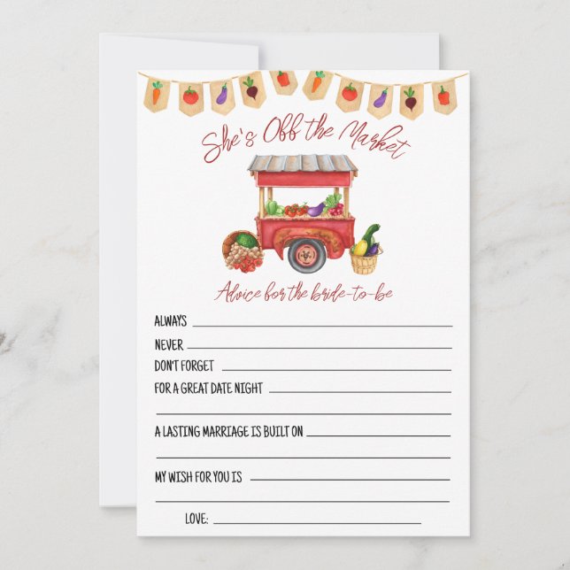 Hon är inte på Möhippans reklamkort Inbjudningar (Framsida)