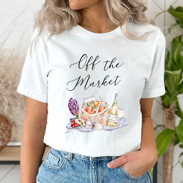Hon är inte ute på marknaden Bondens marknad Bröll T Shirt
