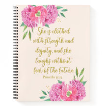 Hon är klädd med stark, bibel versus