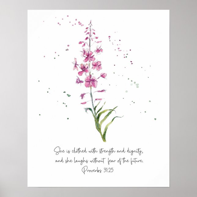 Hon är klädd poster väggkonst (Framsidan)