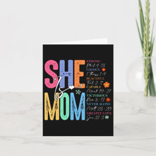 Hon är kristen mamma mors dag Jesus Mama religiös Kort
