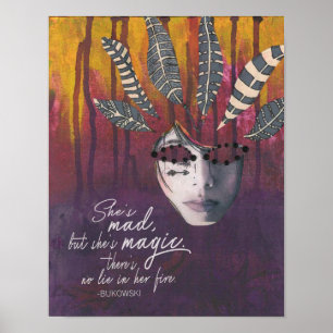 Hon är Mad, men hon är magisk Poster