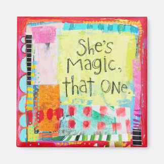 Hon är Magic, en magnet