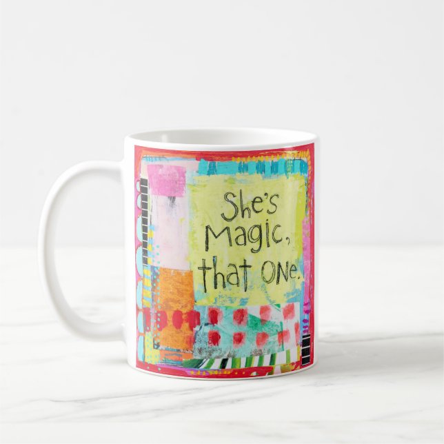 Hon är magisk, den ena Muggen Kaffemugg (Vänster)