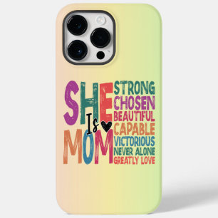Hon är Mamma bläddrad Mamma Retro Quote Mors dag