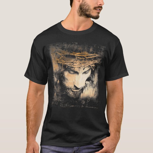 Hon är Mamma Christian Mors dag Jesus Mamma Relig T Shirt (Framsida)