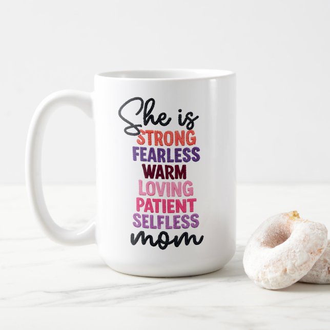*Hon är Mamma Kaffemugg (Med munk)