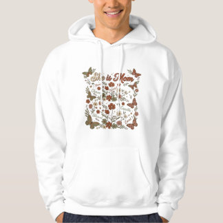 Hon är mamma stark utvald kapabel hoodie
