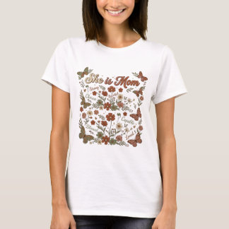 Hon är mamma stark utvald kapabel t shirt