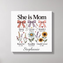 Hon är Mamma | Tro Canvas