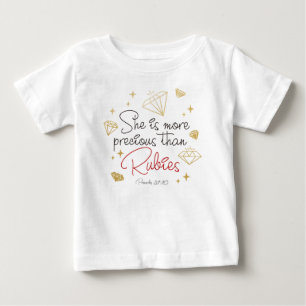 Hon är mer dyrbar än RubiesBodysuit T Shirt