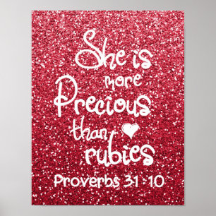 Hon är mer elak än Rubies Proverbs Glitter Poster