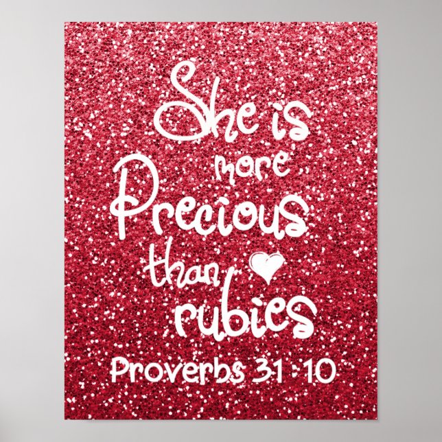 Hon är mer elak än Rubies Proverbs Glitter Poster (Framsidan)