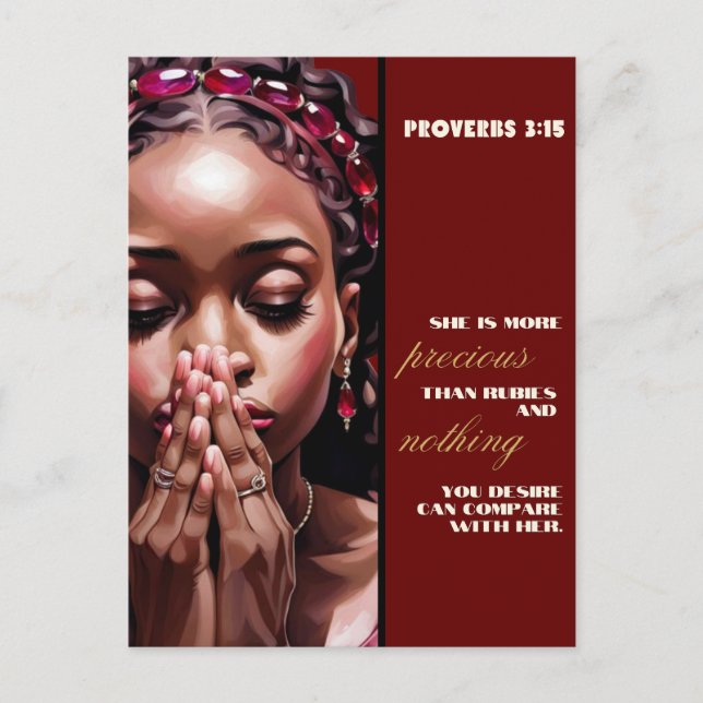 Hon är mer eländig än Rubies Glossy Poster Vykort (Framsida)