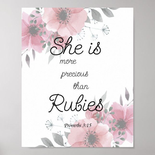 Hon är mer Precious än Rubies Poster (Framsidan)