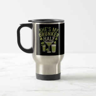 Hon är min berusade halva St Patricks Matchande Pa Resemugg