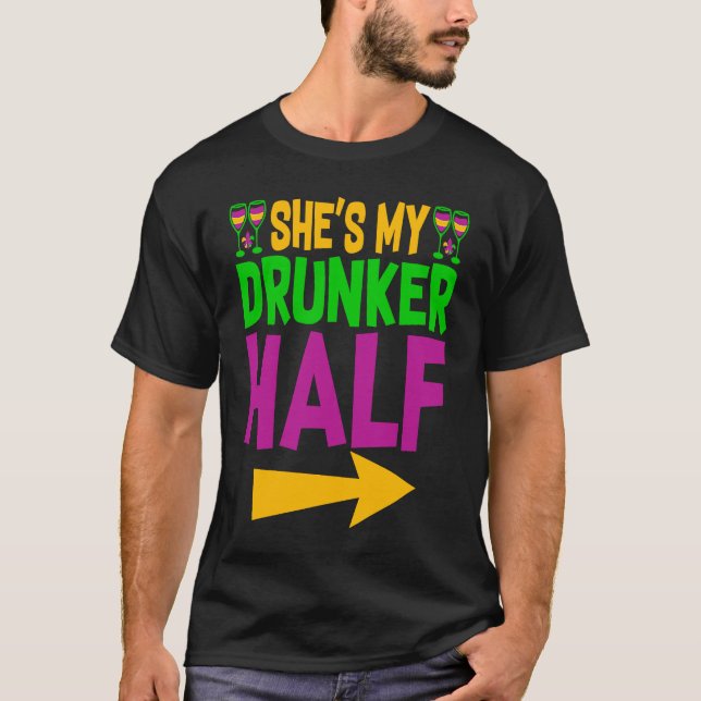 Hon är min doktor som matchar lite flickvän M T Shirt (Framsida)