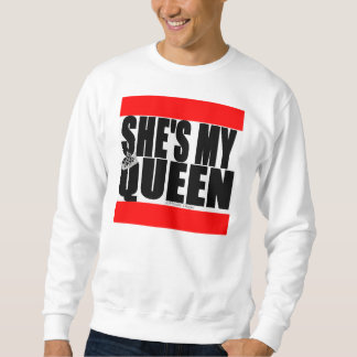 Hon är min drottning sweatshirt